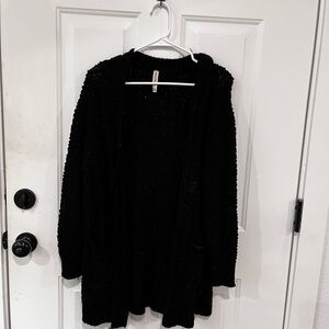 Zenana Outfitters Black Women's Cardigan
